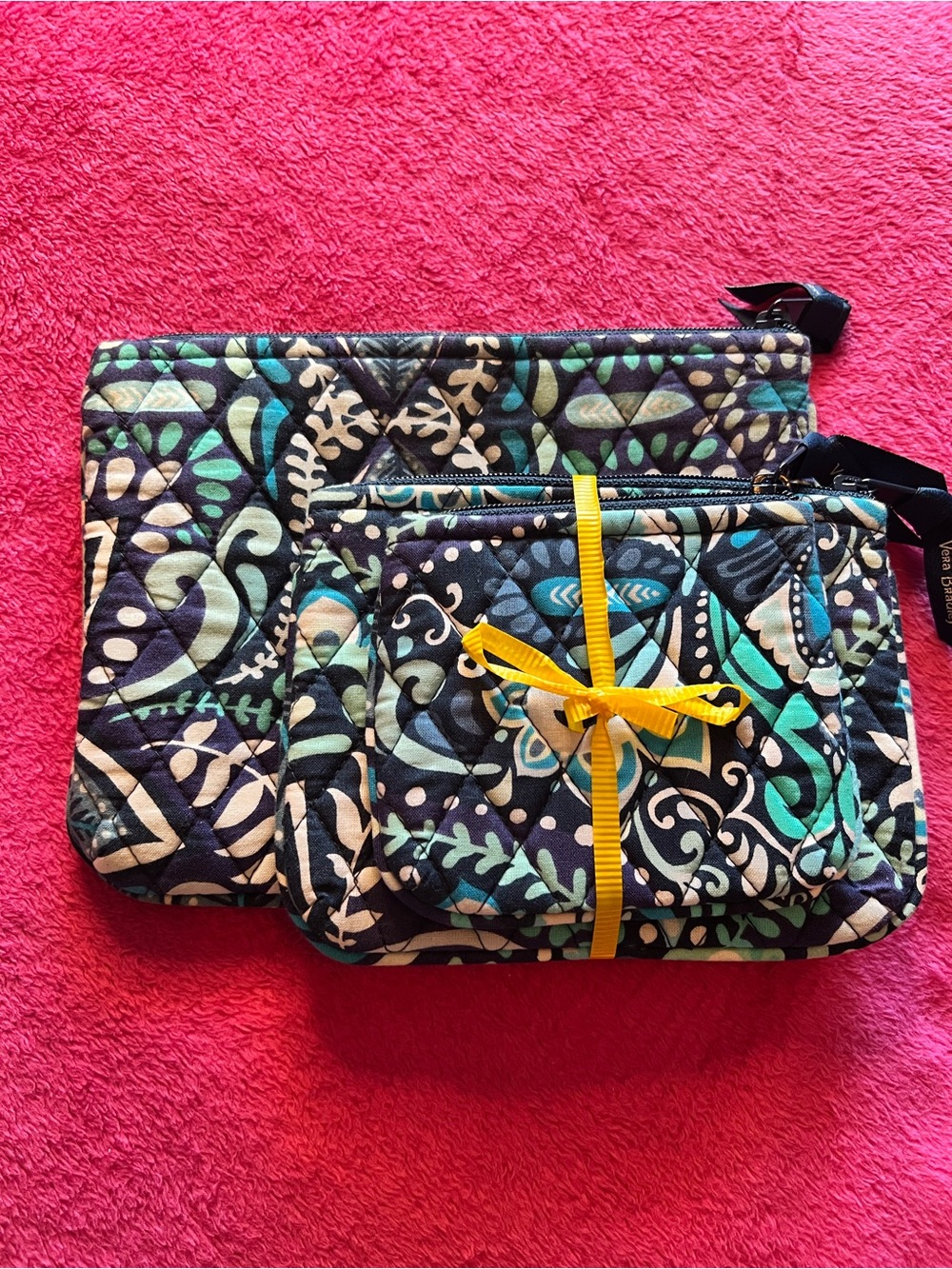 Blue Island Medallion Cosmetic Trio - Vera Bradley
